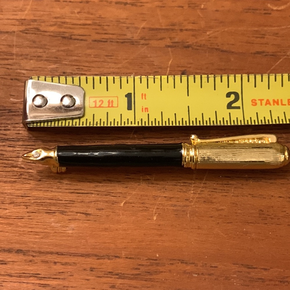 VINTAGE FOUNTAIN PEN BROOCH. - Picture 5 of 7